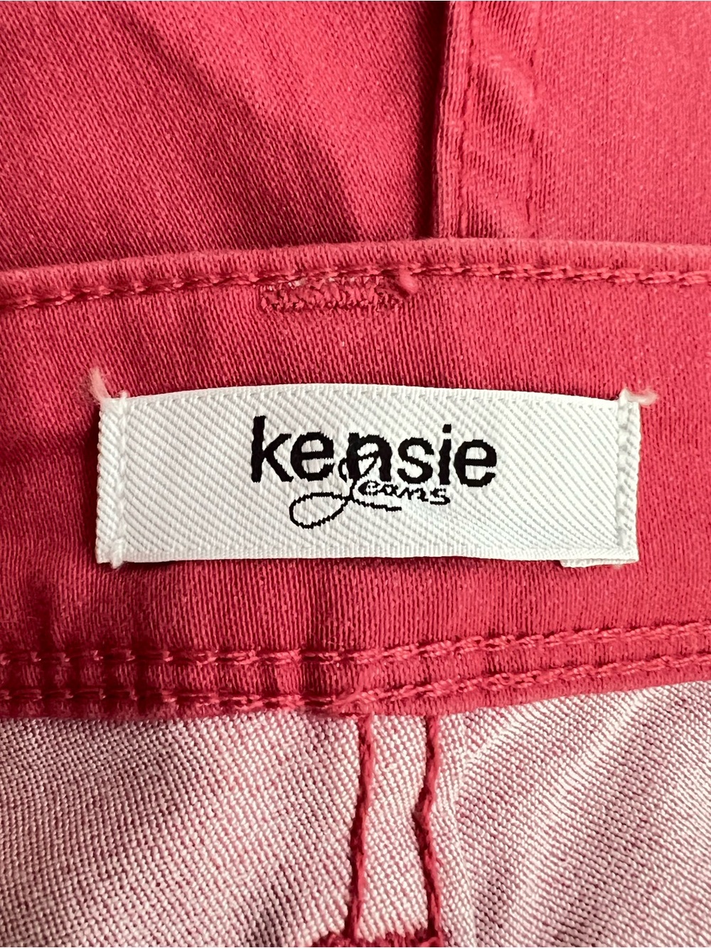 Kensie Vibrant Pink Stretch Ankle Jeans Jeggings Size 8 - Picture 3 of 5
